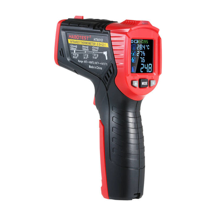 Digital Laser Pyrometer Habotest HT651D moisture meter - Measuring tools<<<Tools<<<InnproXML