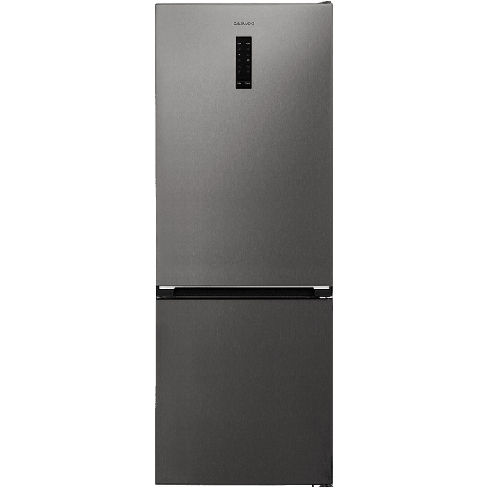 Refrigerator with freezer Daewoo CKM0492EPRA0-EU, 481 l, E, No Frost, Black stainless steel