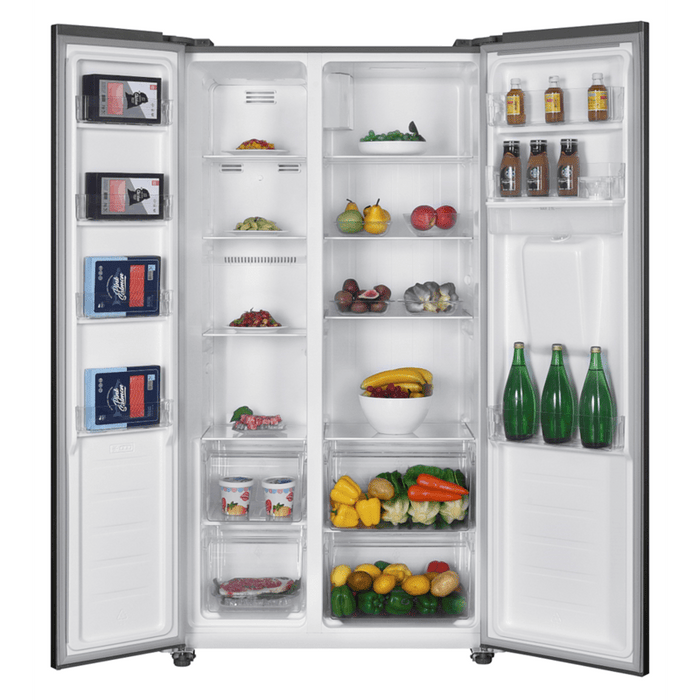 Refrigerator Side-by-Side Daewoo CSMSBS1ELVB3-EU , 439 l, E , No Frost , Inox