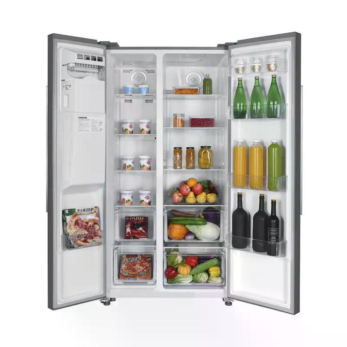 Refrigerator Side-by-Side Daewoo CSMSBS4ELVB8-EU*** , 513 l, E , No Frost , Inox