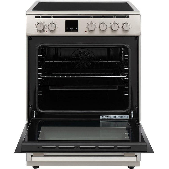 Electric cooker Daewoo F66EVDTE19INM-GR, INOX, Ceramic
