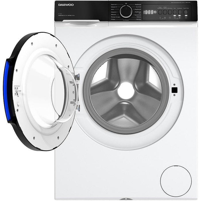 Washing machine Daewoo WM-FC8514W3A4-GR, 1400 rpm, 8.00 kg, A, White