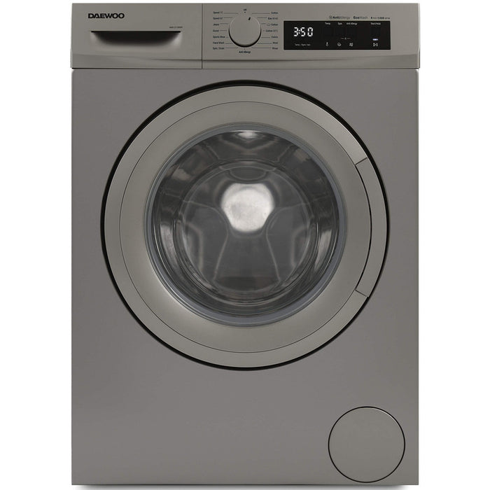 Washing machine Daewoo WM812T1SB0BG*** , 1200 rpm, 8.00 kg, B , Silver