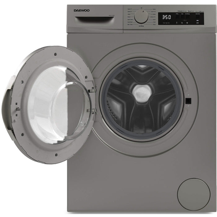 Washing machine Daewoo WM812T1SU0BG*** , 1200 rpm, 8.00 kg, D , Silver