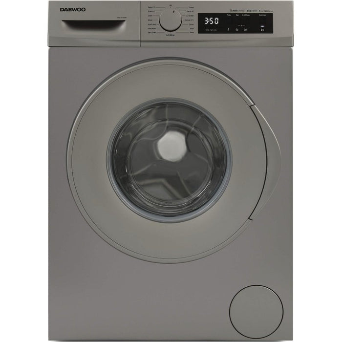 Washing machine Daewoo WM812T1SU0BG*** , 1200 rpm, 8.00 kg, D , Silver
