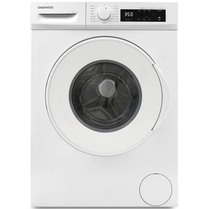 Washing machine Daewoo WM812T1WU0BG*** , 1200 rpm, 8.00 kg, D , White