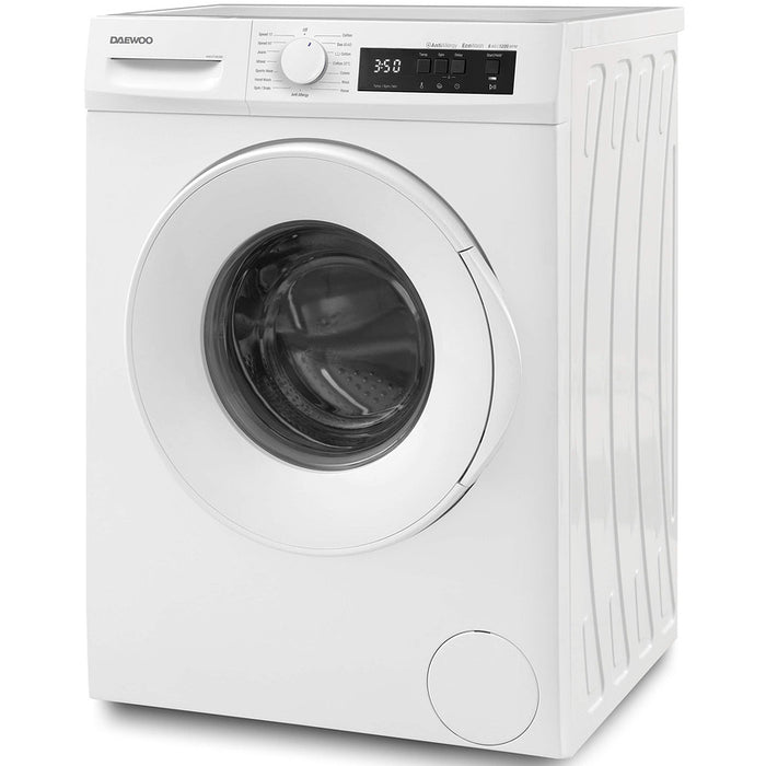 Washing machine Daewoo WM812T1WU0BG*** , 1200 rpm, 8.00 kg, D , White