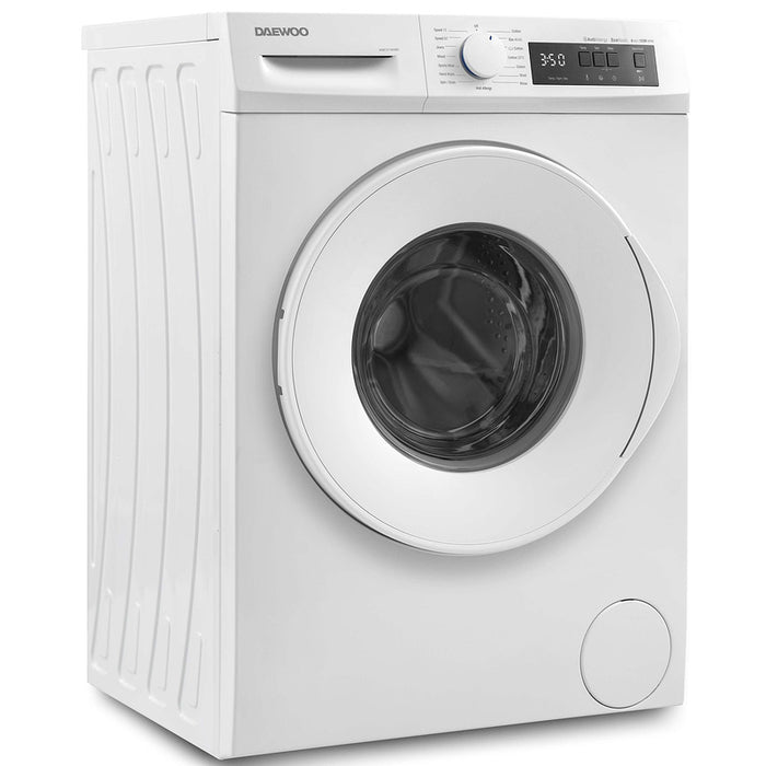 Washing machine Daewoo WM812T1WU0BG*** , 1200 rpm, 8.00 kg, D , White