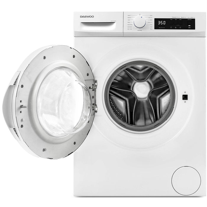 Washing machine Daewoo WM812T1WU0BG*** , 1200 rpm, 8.00 kg, D , White