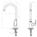 Dafi FLOW COMFORT D1 three-way faucet system COMO chrome - Water filtersAGA-FDW<<<_Home Appliance