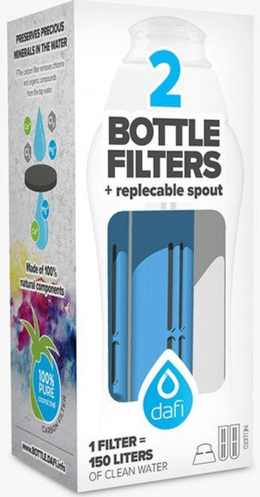 Dafi bottle filter 2pcs filters and cap 6190328101 blue