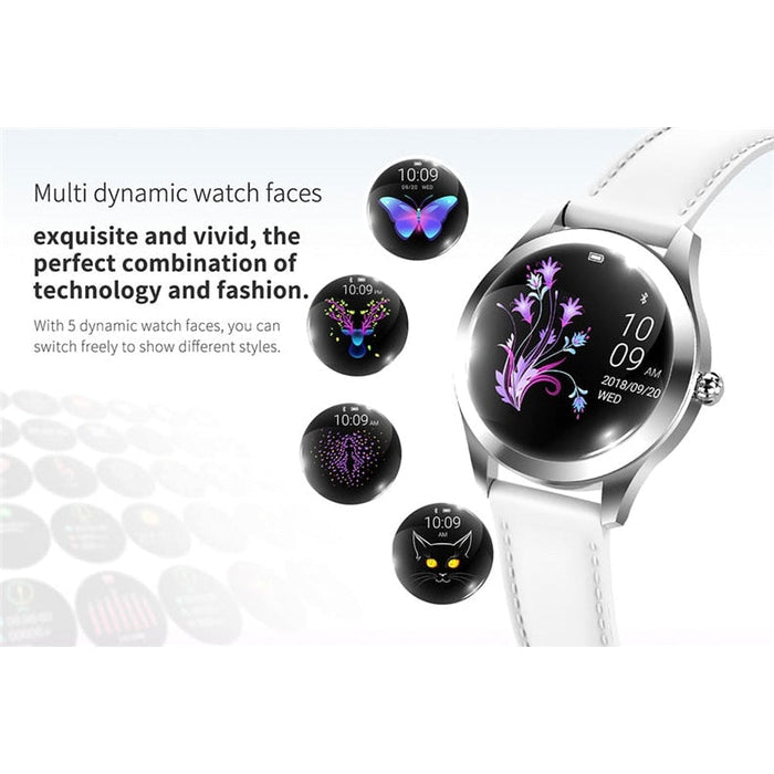 KW10 Fashion Smart Watch Women Heart Rate Monitor Sleep Monitoring