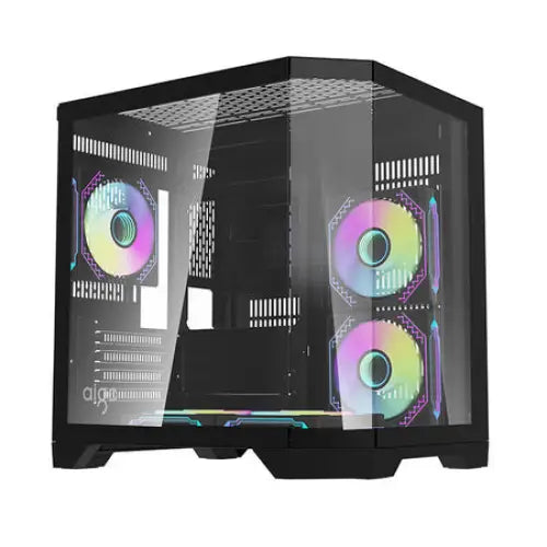 Darflash FT350 computer case + 5 aRGB fans (black) - With fan<<<PC Cases<<<Gaming<<<InnproXML