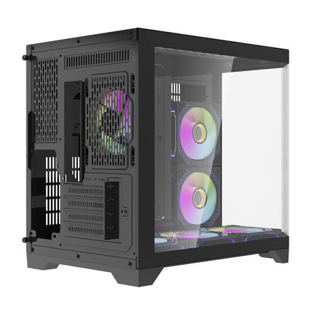 Darflash FT418 computer case + 6 aRGB fans (black) - With fan<<<PC Cases<<<Gaming<<<InnproXML