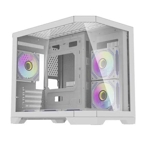 Darflash FT418 computer case + 6 aRGB fans (white) - With fan<<<PC Cases<<<Gaming<<<InnproXML