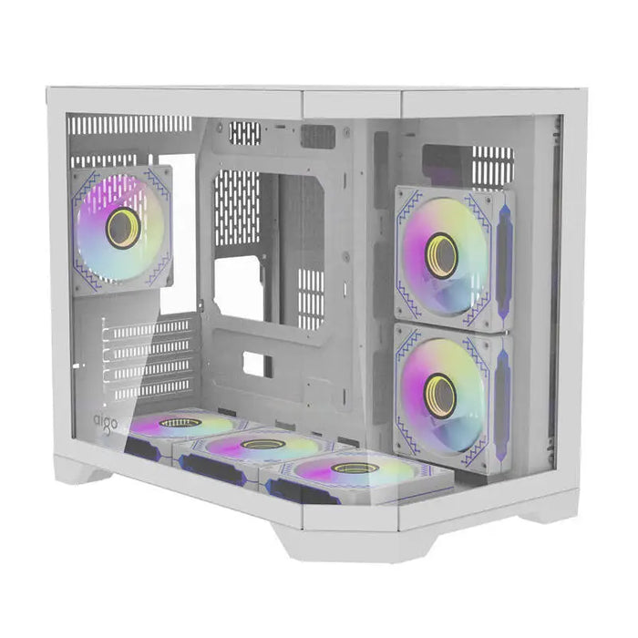 Darflash FT418 computer case + 6 aRGB fans (white) - With fan<<<PC Cases<<<Gaming<<<InnproXML
