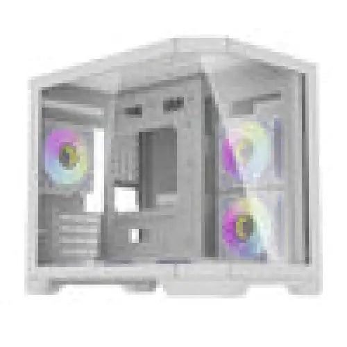 Darflash FT418 computer case + 6 aRGB fans (white) - With fan<<<PC Cases<<<Gaming<<<InnproXML