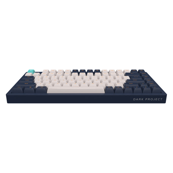 Gaming mechanical keyboard Dark Project KD83A Ivory/Navy Blue RGB 75% - G3MS Sapphire Switches, PBT
