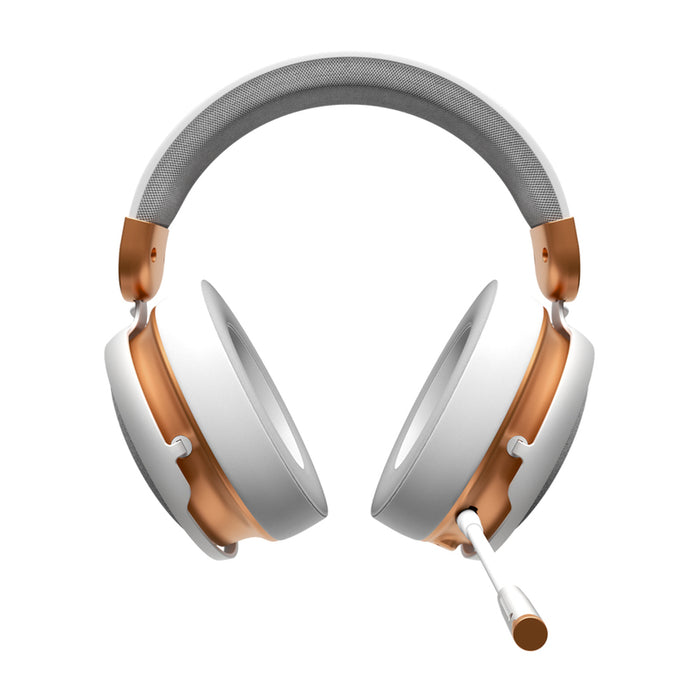 Gaming wireless headphones Dark Project Sono Wireless - White/Gold