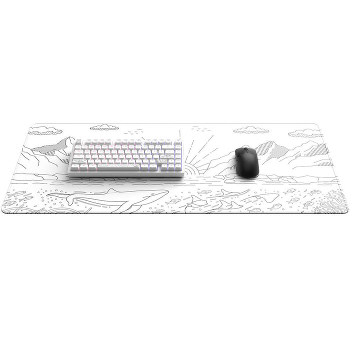 Gaming pad Dark Project - Nostra White XL