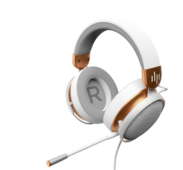 Dark Project Sono Wired Gaming Headset - White/Gold