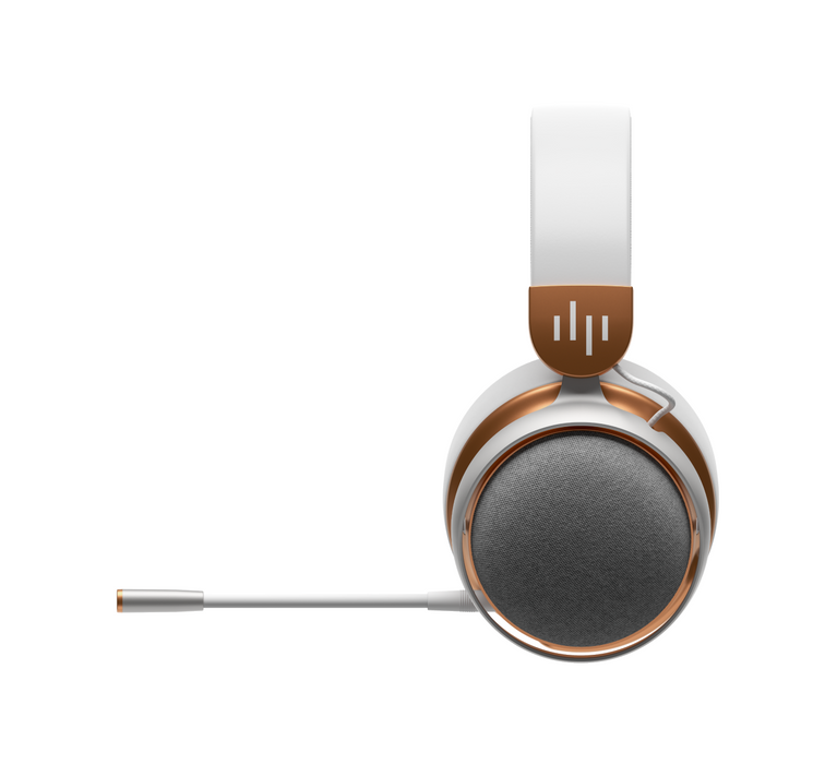 Gaming wireless headphones Dark Project Sono Wireless - White/Gold