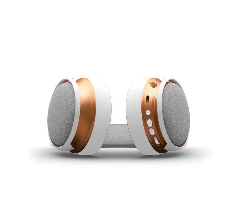 Gaming wireless headphones Dark Project Sono Wireless - White/Gold