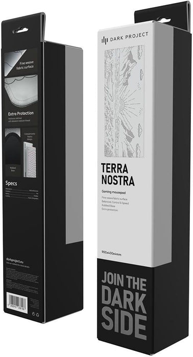 Gaming pad Dark Project - Nostra White XL