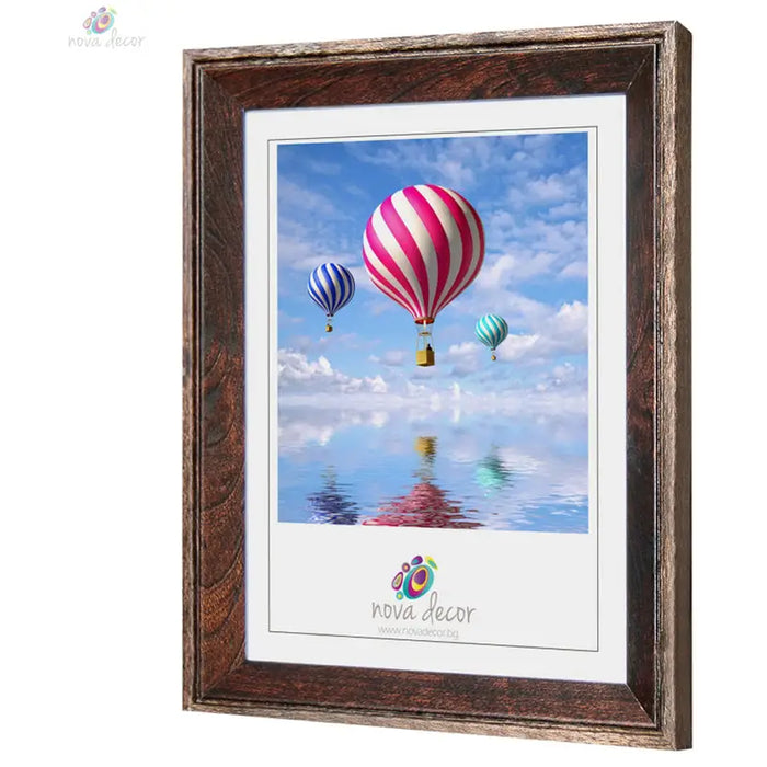 DARK WALNUT PHOTO FRAME 15X20 CM - Рамки и клипс<<<Декорации<<<Мебели и интериор<<<Praktiker