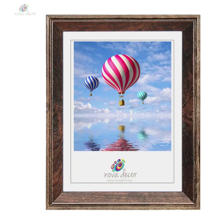 DARK WALNUT PHOTO FRAME 20X25 CM - Рамки и клипс<<<Декорации<<<Мебели и интериор<<<Praktiker