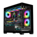 Darkflash C218M computer case + 6 ARGB fans (black) - With fan<<<PC Cases<<<Gaming<<<InnproXML