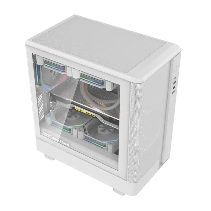 Darkflash DB330M Mesh computer case (white) - Without fan<<<PC Cases<<<Gaming<<<InnproXML