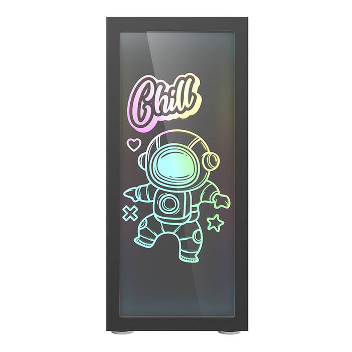 Darkflash DK210 Graffiti computer case (black) - Without fan<<<PC Cases<<<Gaming<<<InnproXML
