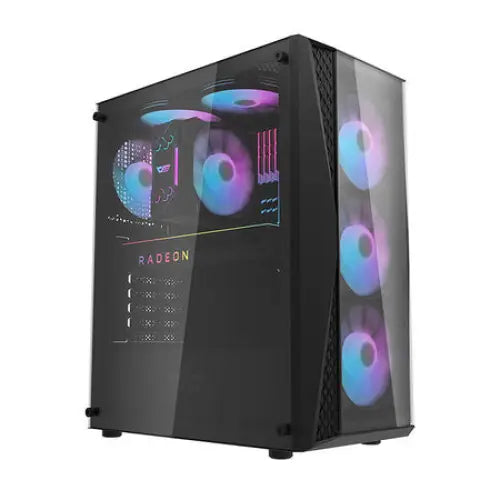 Darkflash DK352 Plus computer case (black) + 4 RGB fans - With fan<<<PC Cases<<<Gaming<<<InnproXML