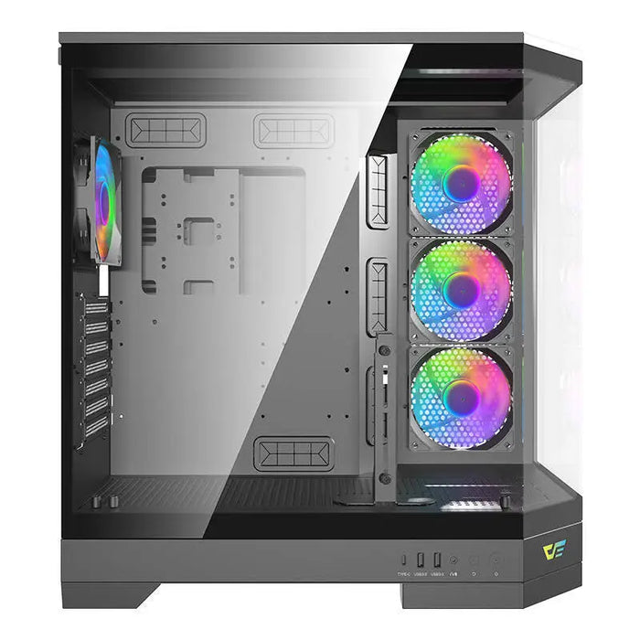 Darkflash DQX90 computer case (black) - With fan<<<PC Cases<<<Gaming<<<InnproXML