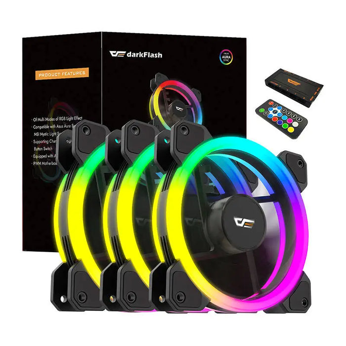 Darkflash DR11 3in1 ARGB Computer fan set - Fans<<<Computer cooling<<<Gaming<<<InnproXML