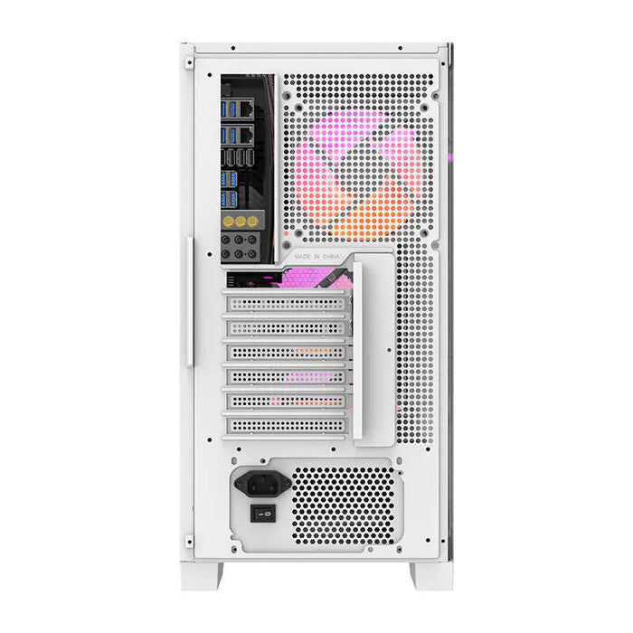 Darkflash DRX70 MESH computer case (white) + 4 RGB fans - With fan<<<PC Cases<<<Gaming<<<InnproXML