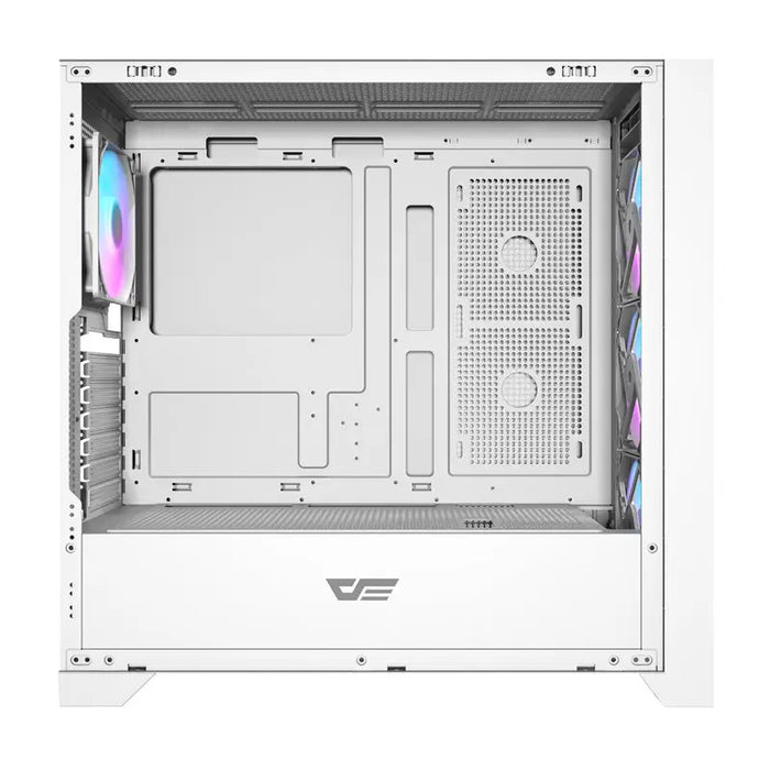 Darkflash DRX90 Glass computer case (white) - With fan<<<PC Cases<<<Gaming<<<InnproXML