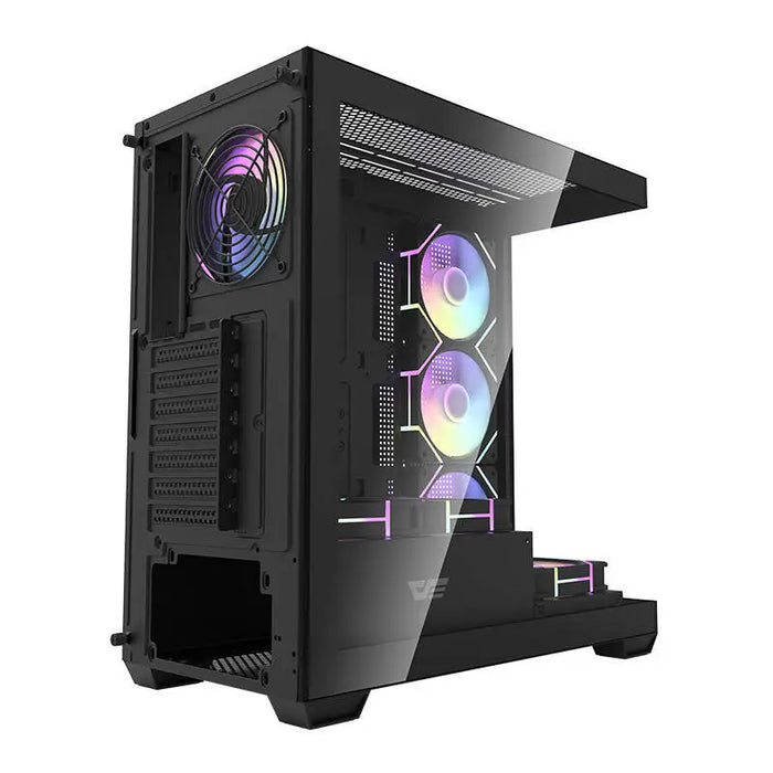 Darkflash DS900 computer case (black) + 7 ARGB fans - With fan<<<PC Cases<<<Gaming<<<InnproXML