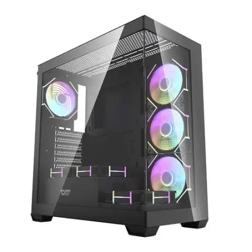 Darkflash DS900 computer case (black) + 7 ARGB fans - With fan<<<PC Cases<<<Gaming<<<InnproXML
