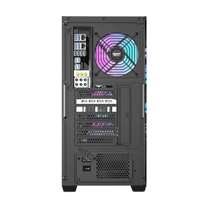 Darkflash DS900WD computer case (black) + 4 fans - With fan<<<PC Cases<<<Gaming<<<InnproXML