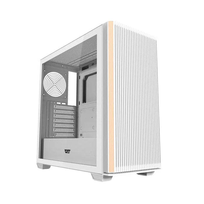 Darkflash DS900WS ATX computer case without fans (White) - Without fan<<<PC Cases<<<Gaming<<<InnproXML