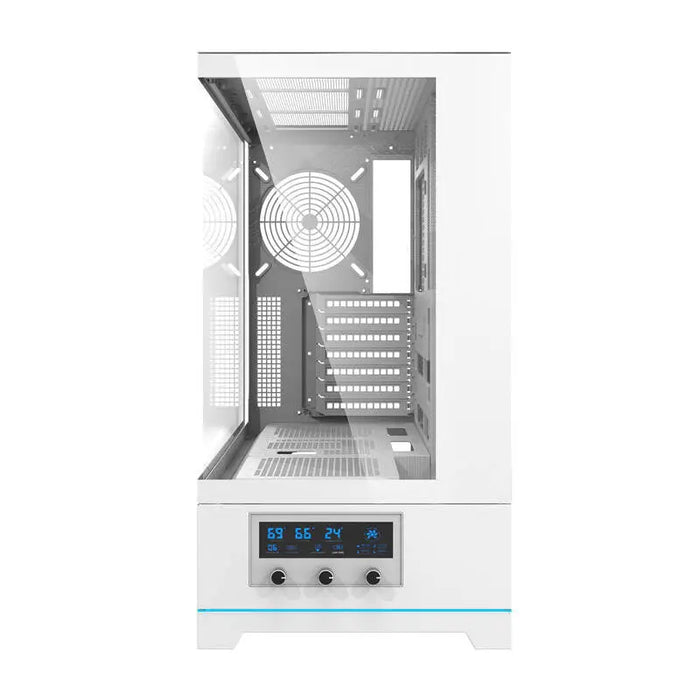 Darkflash DY451 computer case without fans (white) - Without fan<<<PC Cases<<<Gaming<<<InnproXML