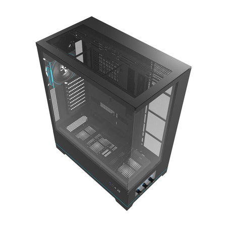Darkflash DY451L PRO computer case (black) + 1 fan - With fan<<<PC Cases<<<Gaming<<<InnproXML