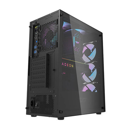 Darkflash DK352 Plus computer case (black) + 4 RGB fans