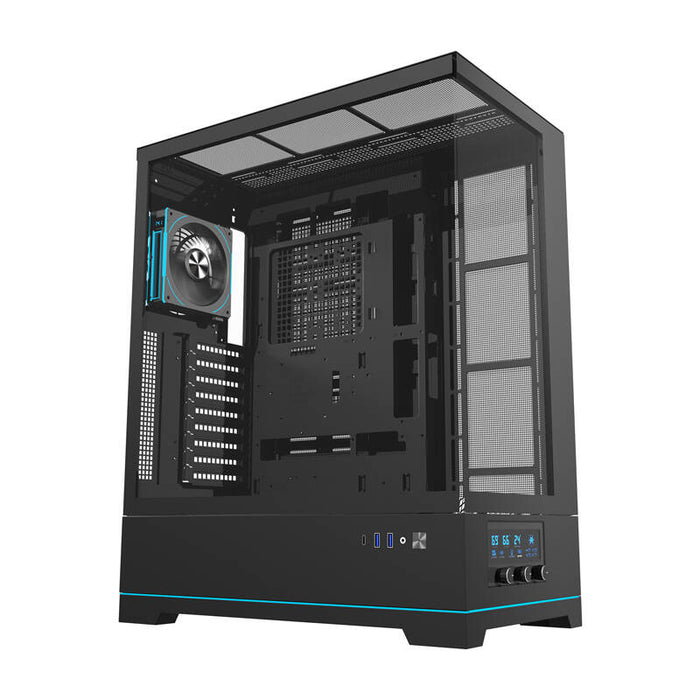 Darkflash DY451L PRO computer case (black) + 1 fan