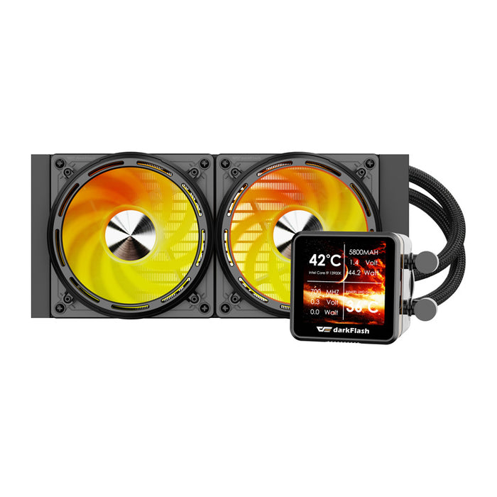 CPU water cooling DE240 (black)