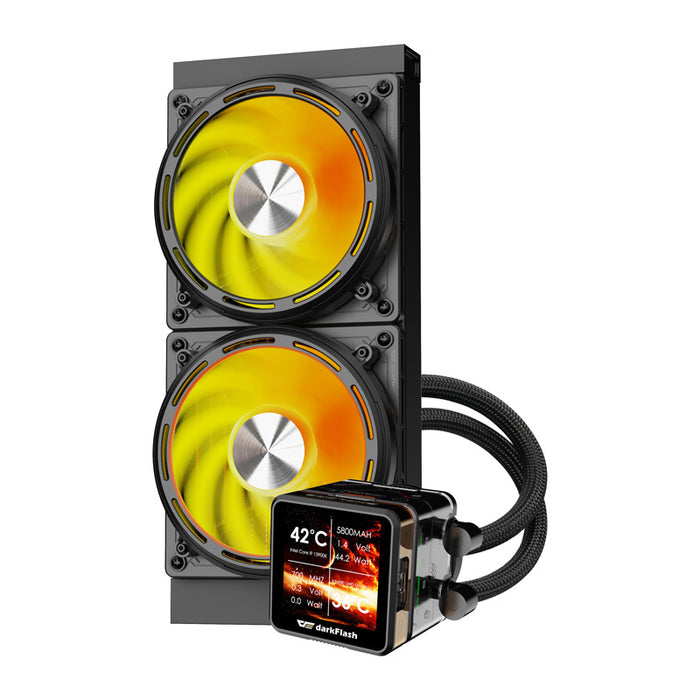 CPU water cooling DE240 (black)