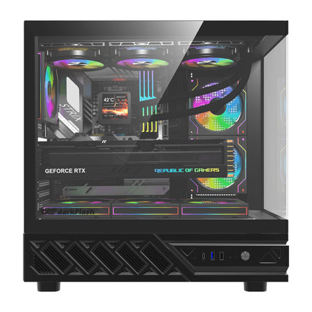 DarkFlash DS950 computer case (black) + 6 fans
