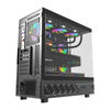 DarkFlash DS950V computer case with display (black) + 6 fans